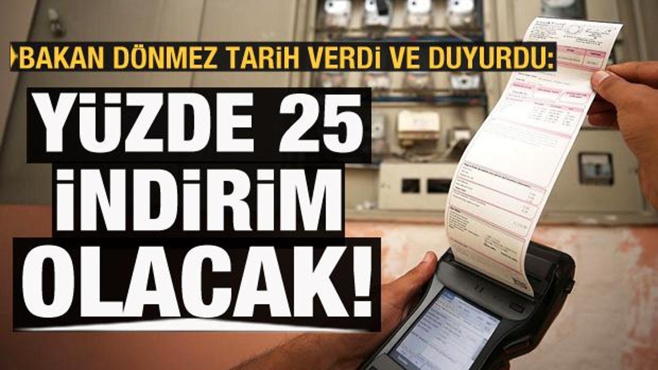 Bakan D&ouml;nmez duyurdu: Esnaf i&ccedil;in y&uuml;zde 25 indirim olacak