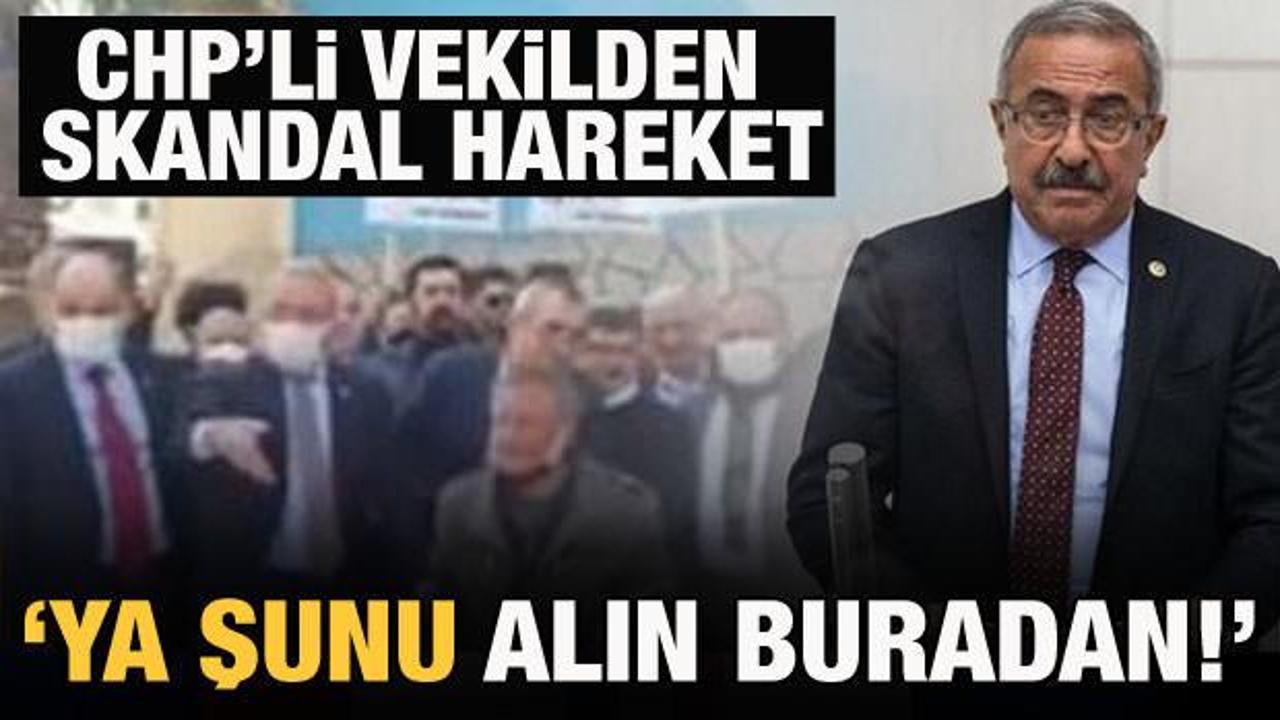 CHP'li vekil yanına gelen engelli vatandaşı kovdu!