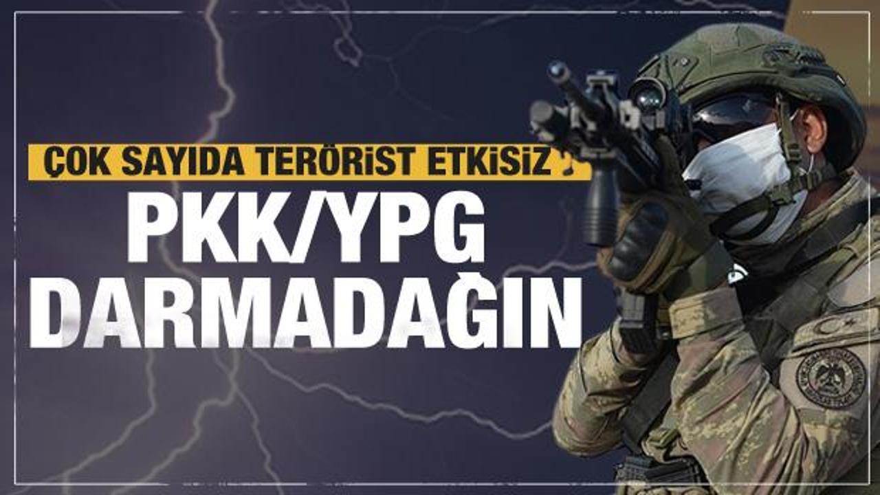 Harekat b&ouml;lgesinde 13 PKK'lı ter&ouml;rist etkisiz hale getirildi