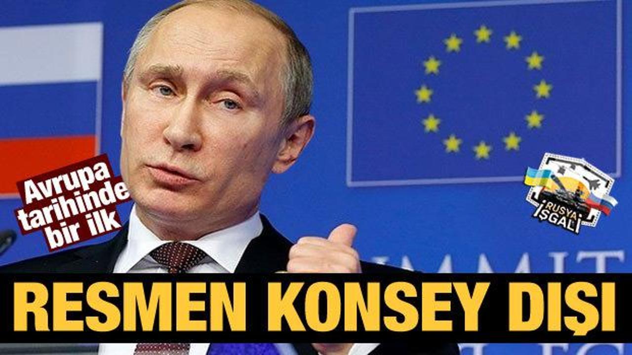Avrupa Konseyi'nden Rusya hamlesi: Üyeliği askıya alındı