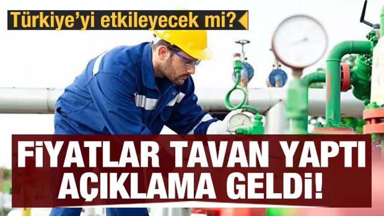 Doğal gazda fiyat artışı T&uuml;rkiye'ye etkilemez