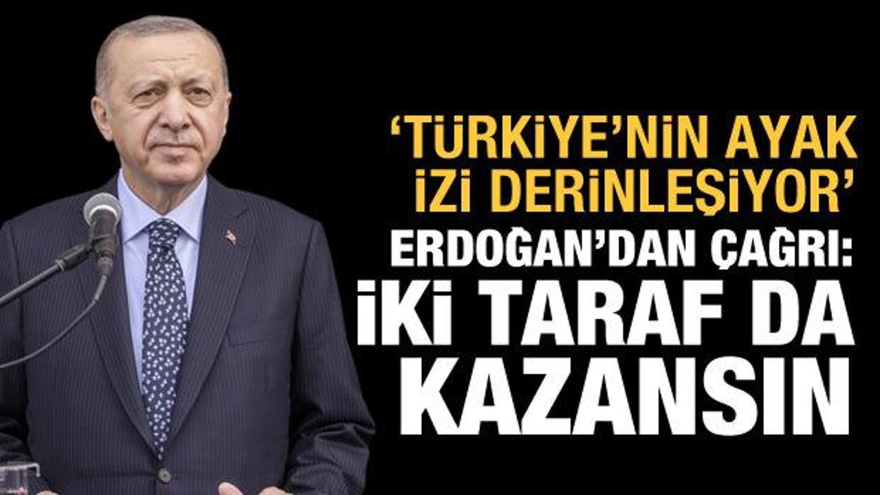 Erdoğan'ın Afrika'ya mesajı: Siz de kazanın biz de kazanalım