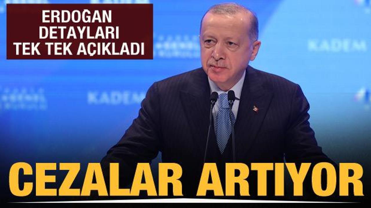 Cumhurbaşkanı Erdoğan a&ccedil;ıkladı: Kadına şiddette cezalar artıyor
