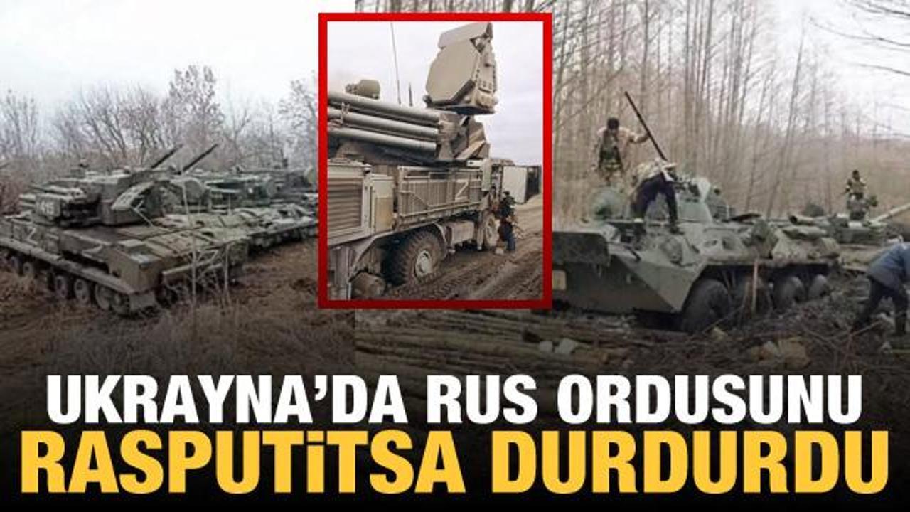 Ukrayna'da Rus ordusunu Rasputitsa durdurdu