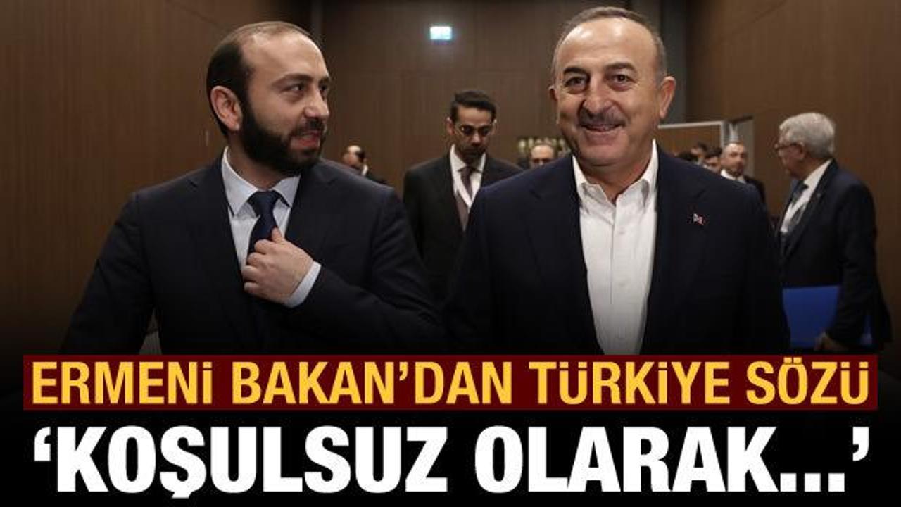 Antalya'ya gelen Ermeni Bakan'dan Türkiye sözü: Koşulsuz devam edecek