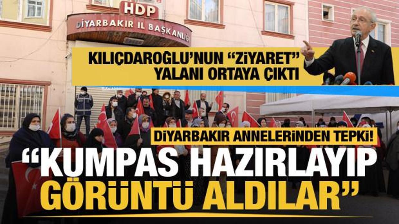 Kılıçdaroğlu'ndan ziyaret yalanı! Diyarbakır anneleri: Kumpas hazırlayıp görüntü aldılar