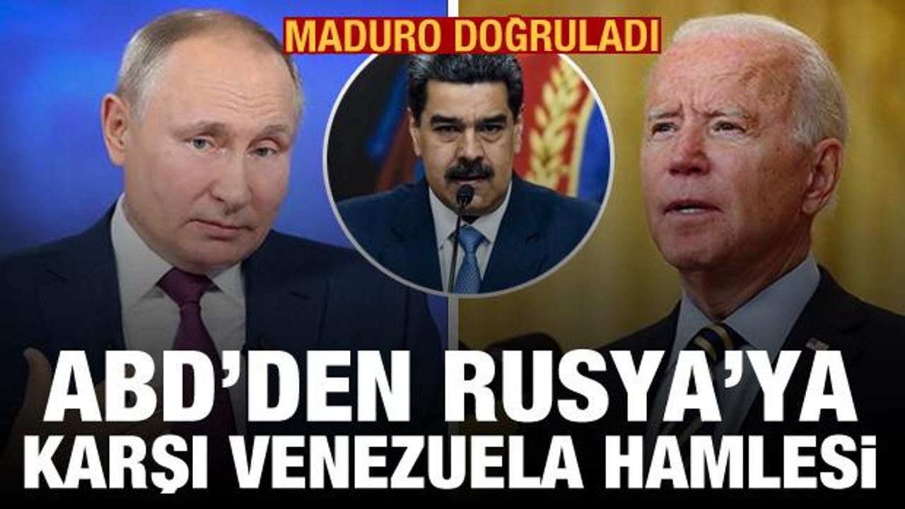 Maduro doğruladı: ABD'den Rus petrolüne karşı Venezuela petrolü hamlesi