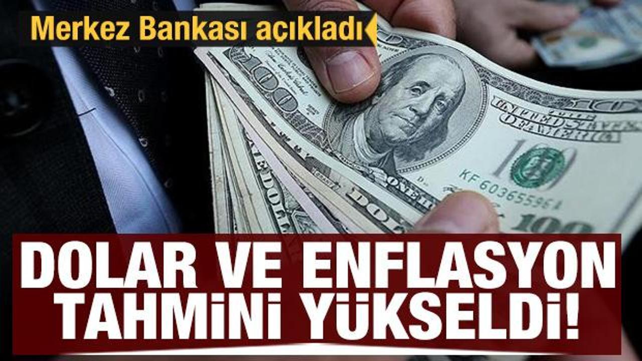 Merkez Bankası dolar ve enflasyon tahminini y&uuml;kseltti