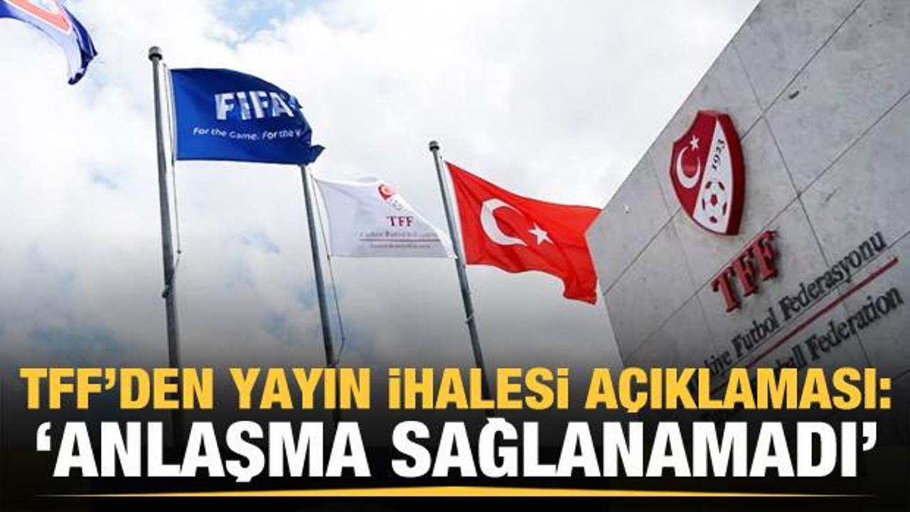 TFF: Digiturk'le anlaşma sağlanamadı!
