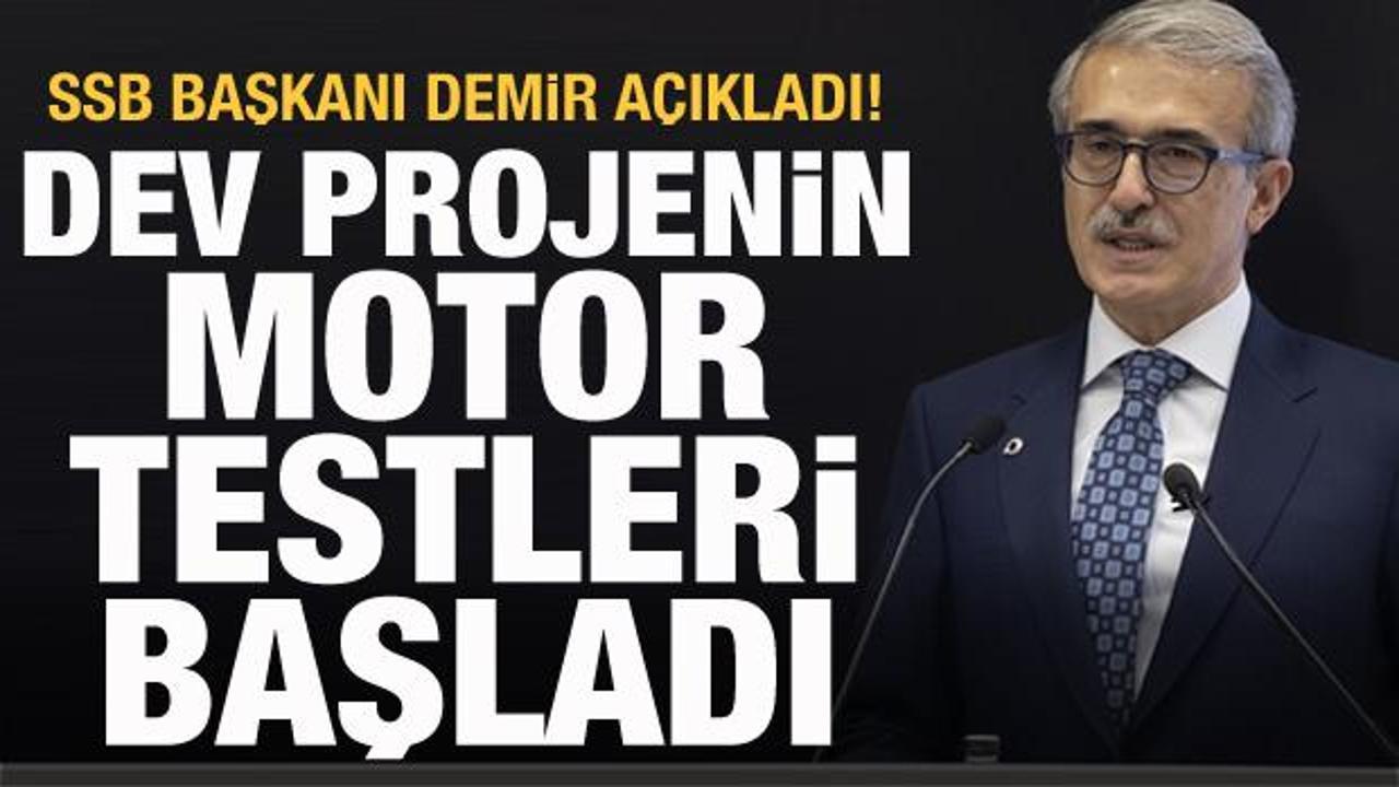İsmail Demir: Altay Tankı'nın motor testleri başladı