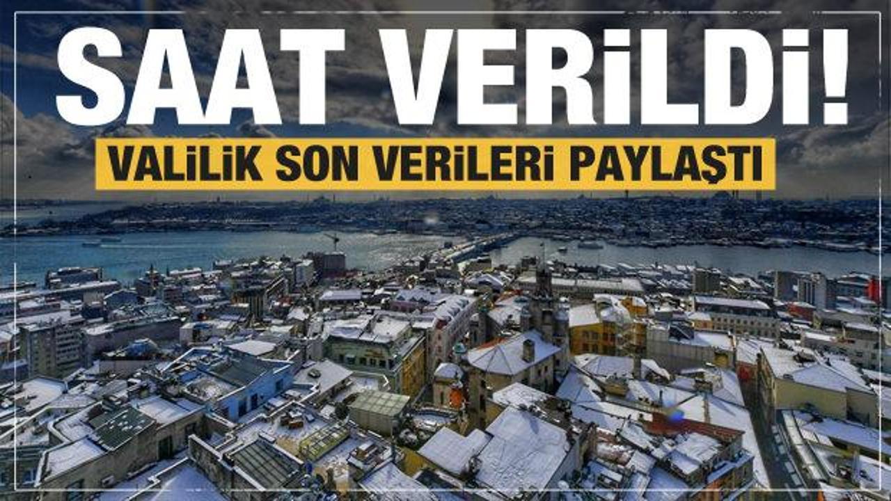 İstanbul için yoğun kar uyarısı! Vali Yerlikaya'dan son dakika açıklaması