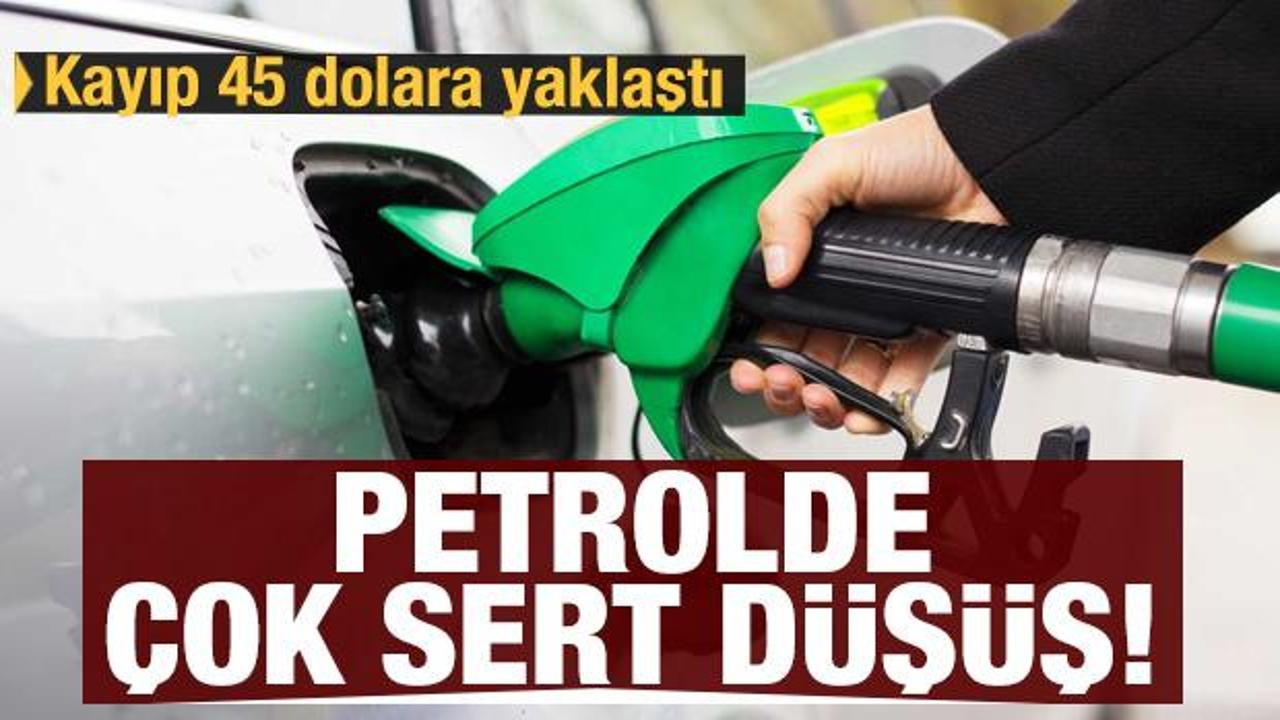 Petrolde 42 dolarlık sert d&uuml;ş&uuml;ş: 100 doların altını g&ouml;rd&uuml;