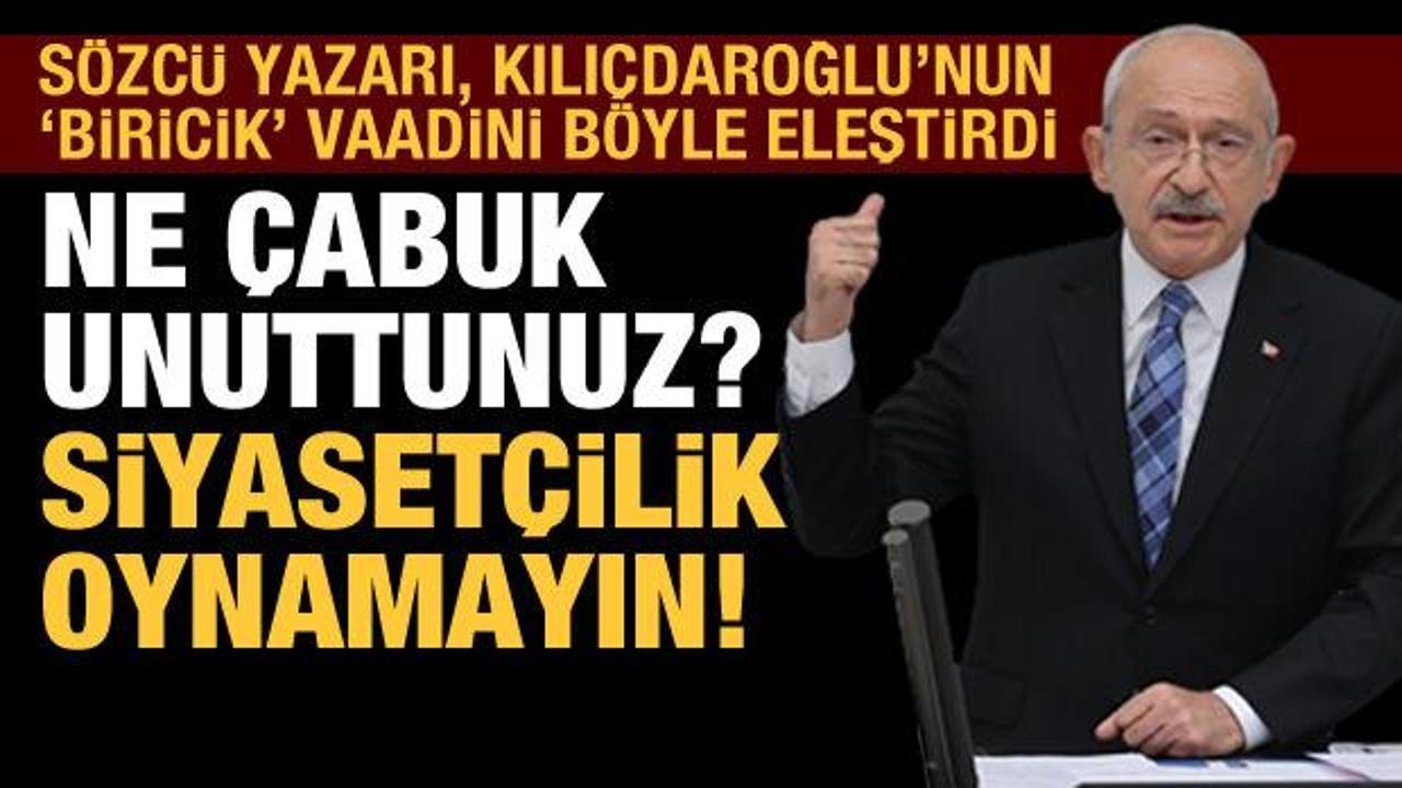 Soner Yalçın'dan Kılıçdaroğlu'nun parlamenter sistem vaadine sert eleştiriler