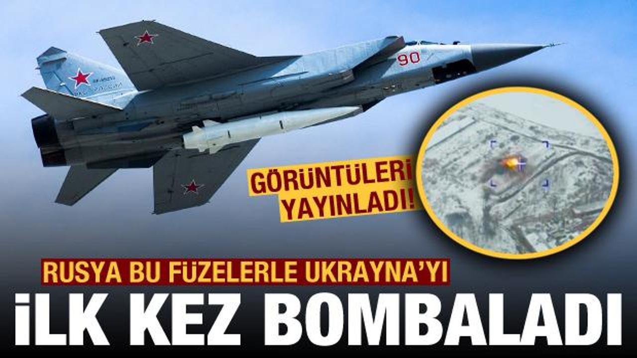 Yer altına nüfuz ediyor: Rusya Ukrayna'da ilk kez hipersonik füze Kinzhal'ı kullandı