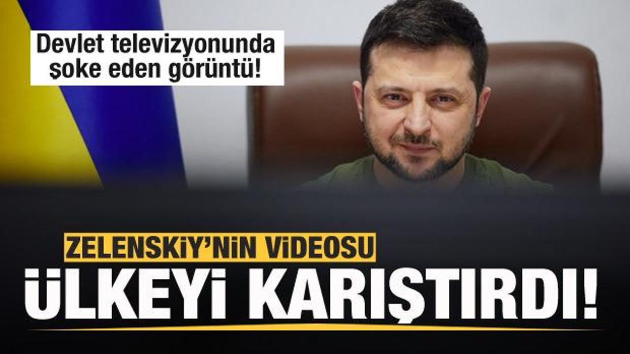Zelenskiy'nin videosu &uuml;lkeyi karıştırdı! Şoke eden g&ouml;r&uuml;nt&uuml; bir anda viral oldu