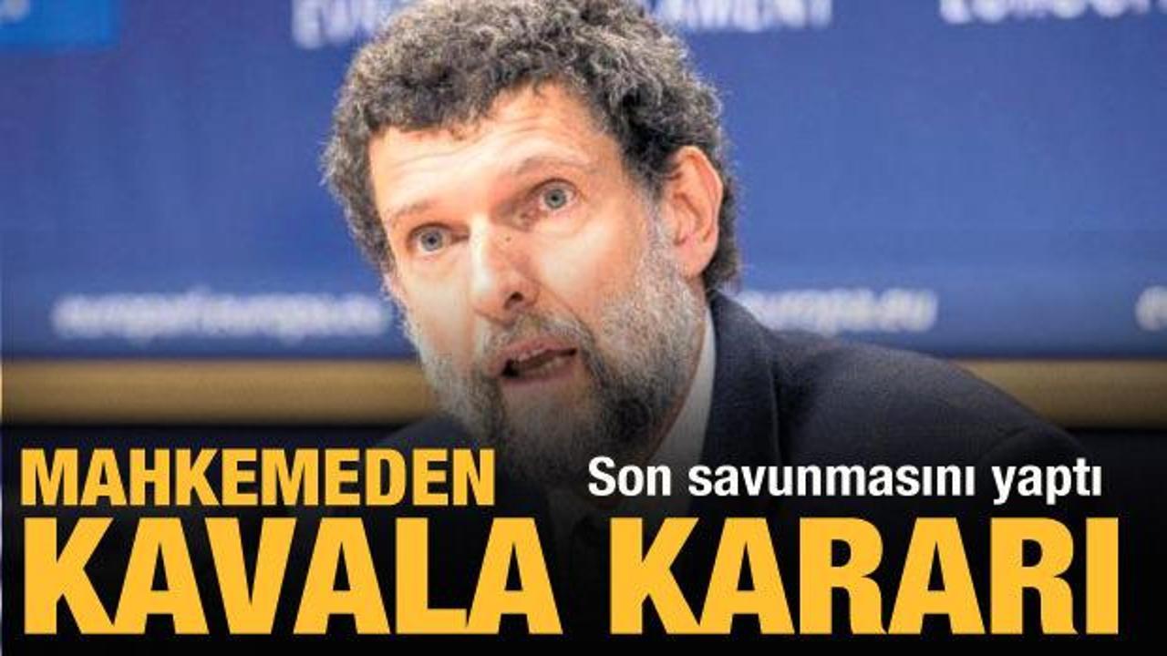 Gezi Parkı davasında Osman Kavala hakkında karar verildi