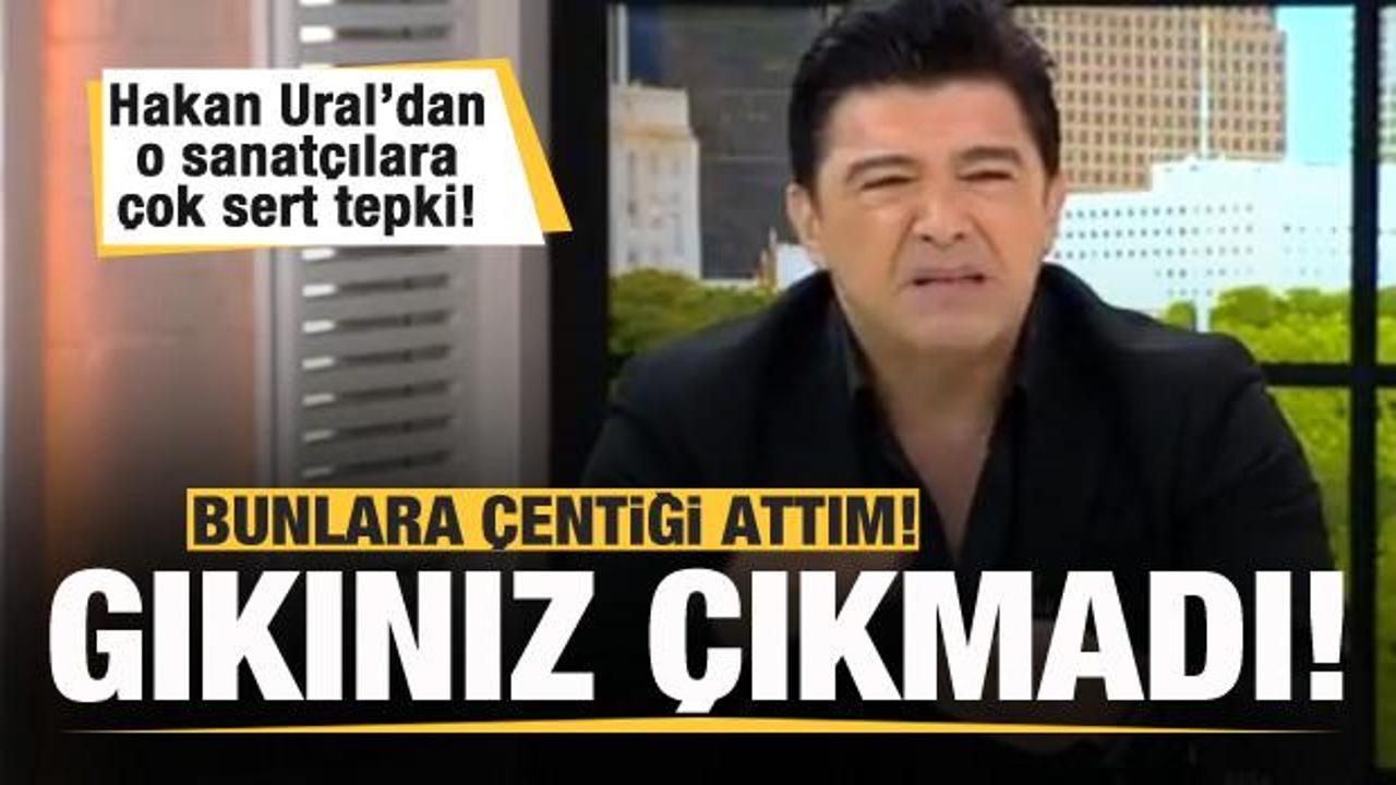 Hakan Ural canlı yayında o sanatçıları yerden yere vurdu! Gıkları çıkmadı