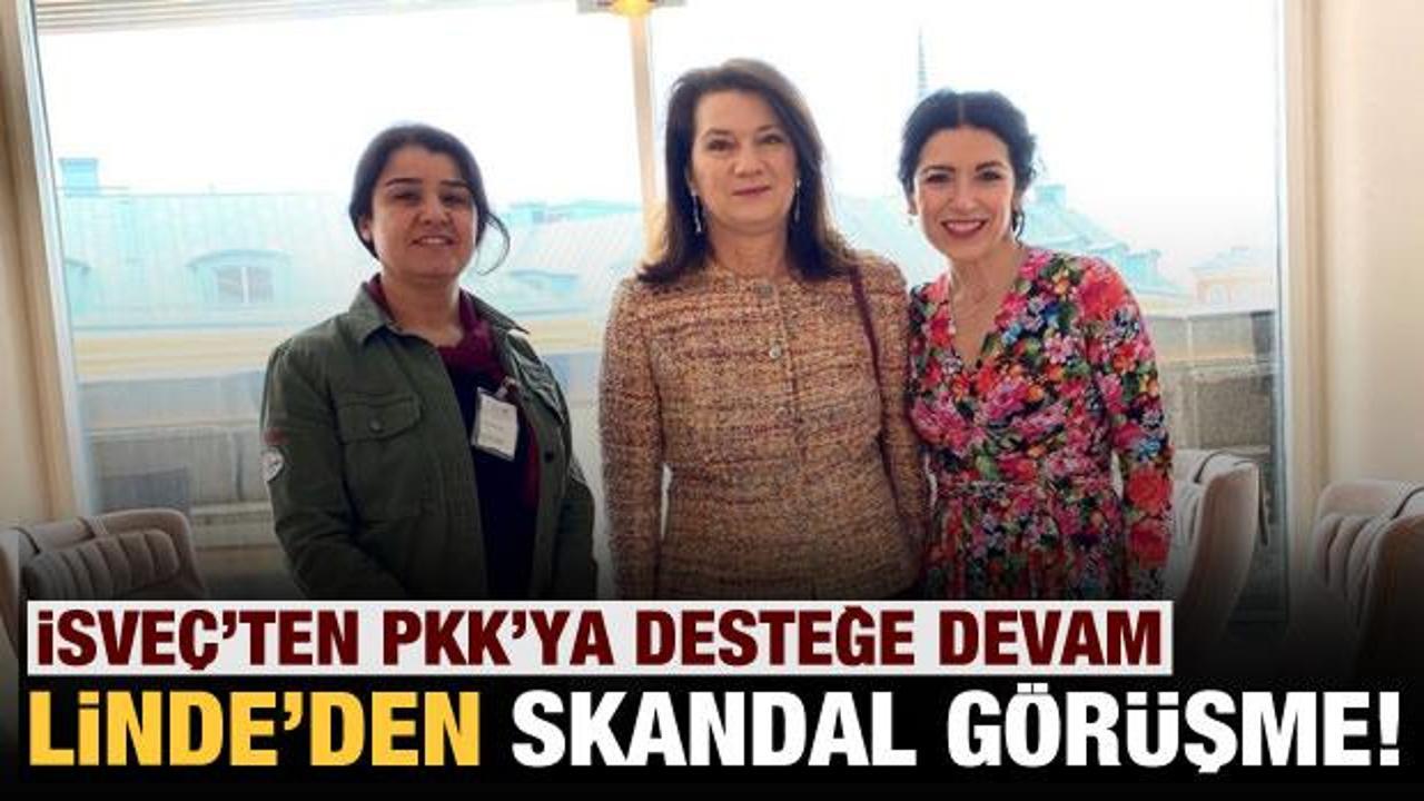 İsveç Dışişleri Bakanı Linde'den PKK ile skandal görüşme