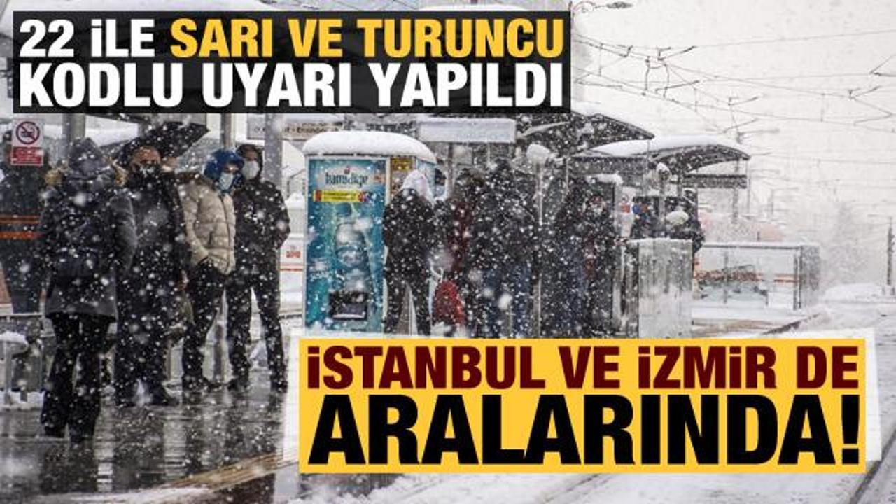 Meteoroloji 22 il için sarı ve turuncu alarm verdi! İstanbul ve İzmir de bu iller arasında