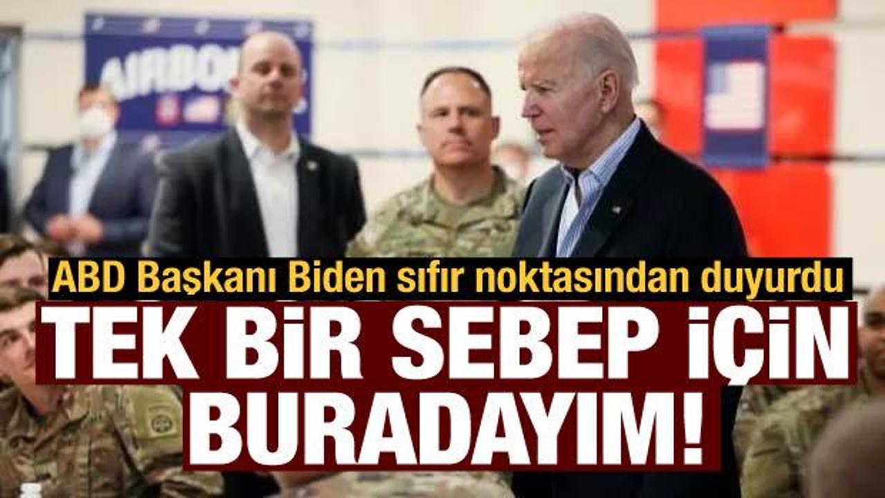 Son dakika haberi: ABD Başkanı Biden Ukrayna sınırında!