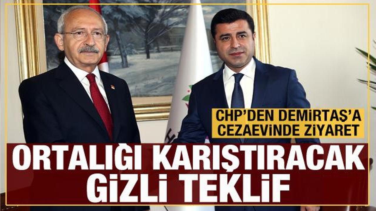 CHP'den Demirtaş'a ziyaret: Cumhurbaşkanı Erdoğan'a karşı destek istediler