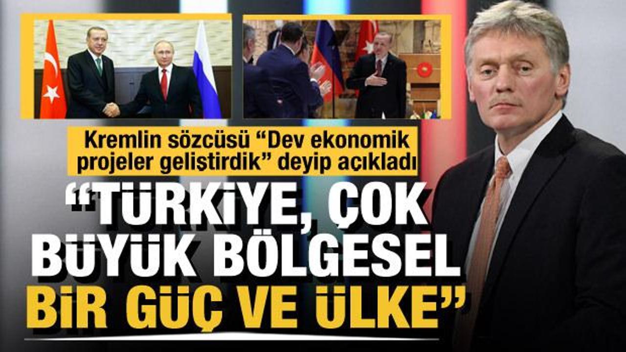 Kremlin'den "Erdoğan dönemi bölgesel güç Türkiye" açıklaması: İlişkilerimiz mükemmel