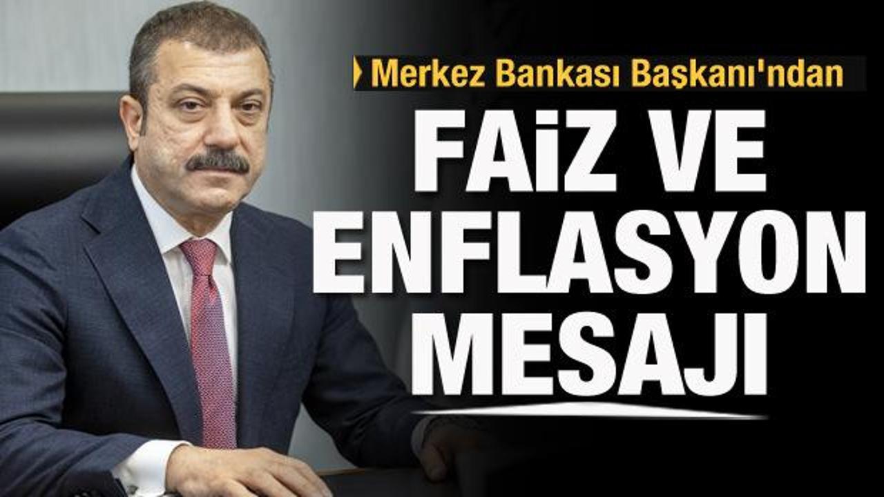 Merkez Bankası Başkanı'ndan faiz ve enflasyon açıklaması