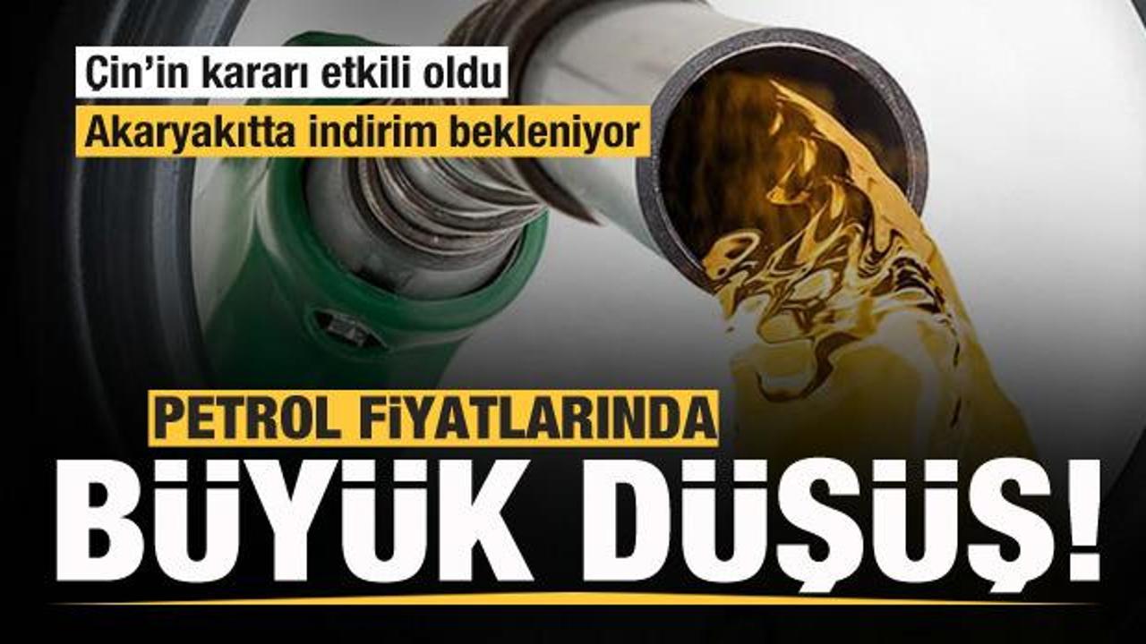 Petrol fiyatlarında b&uuml;y&uuml;k d&uuml;ş&uuml;ş! Akaryakıtta indirim bekleniyor
