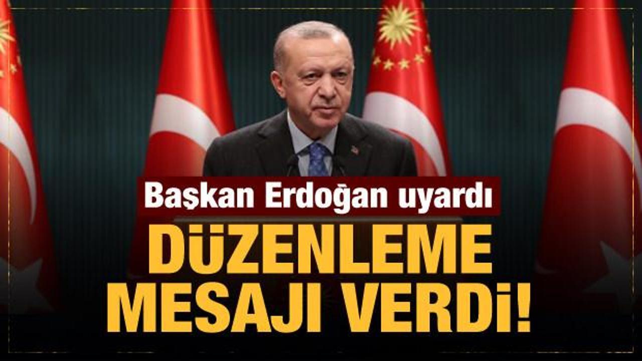 Son Dakika: Başkan Erdoğan'dan 'sosyal medya' mesajı