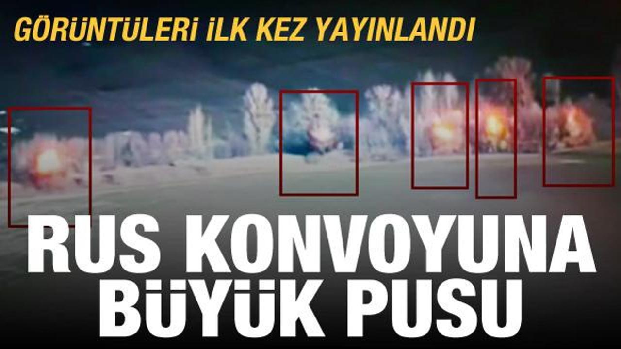 Son dakika haberi: Ukrayna ordusu, Rus konvoyunu pusuya düşürdü