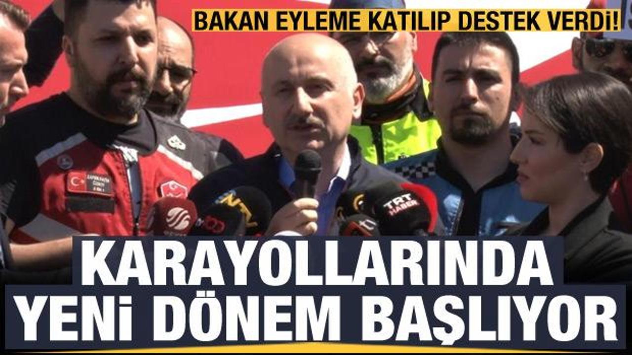 Bakan Karaismailoğlu'ndan "motorcu dostu bariyere" tam destek