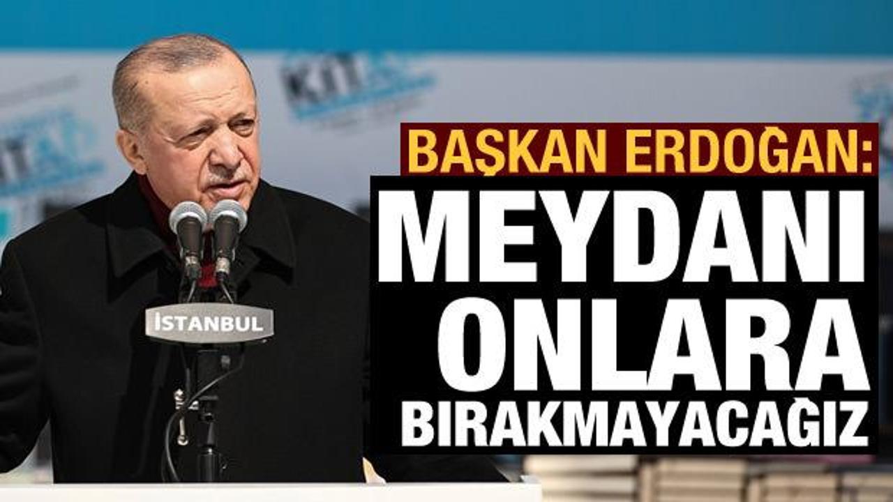 Cumhurbaşkanı Erdoğan: Geçmişle bağları kopartılmış bir millet istiyorlardı