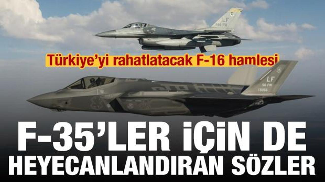 F-35'ler için kapıyı açık bıraktı: F-16'lar Türkiye'yi rahatlatacak