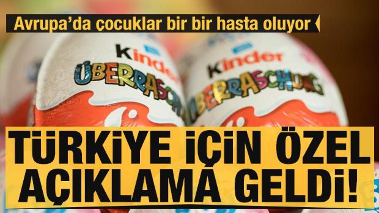 Kinder Sürpriz Avrupa'da paniğe neden oldu! Firma Türkiye için açıklama yaptı
