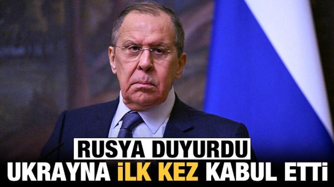 Rusya'nın Ukrayna işgali 42. g&uuml;n&uuml;nde: Lavrov duyurdu: Ukrayna ilk kez kabul etti!