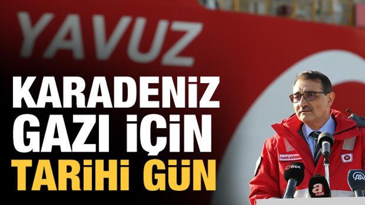 Yavuz Sondaj Gemisi, Karadeniz'e uğurlandı