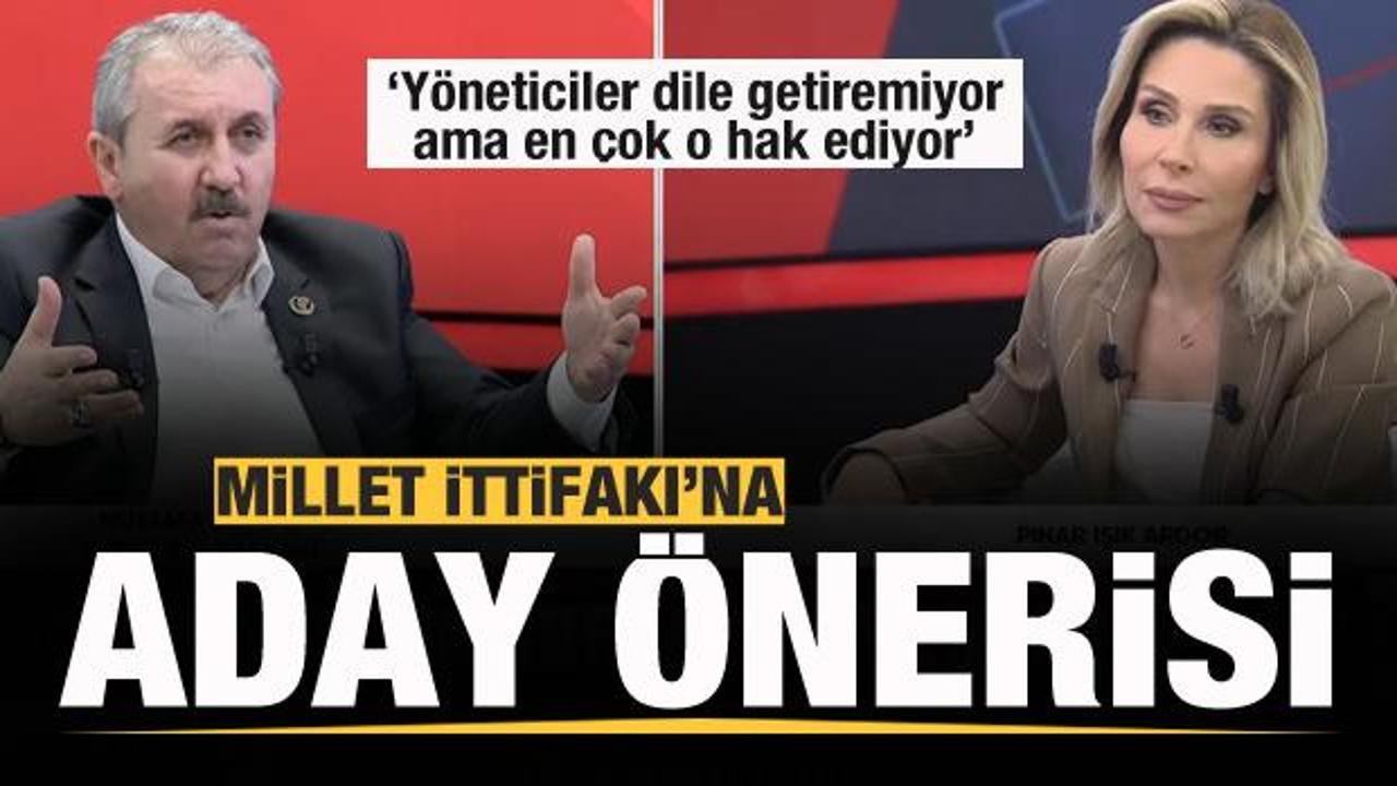 Canlı yayında Millet İttifakı'na aday &ouml;nerisi! En &ccedil;ok o hak ediyor