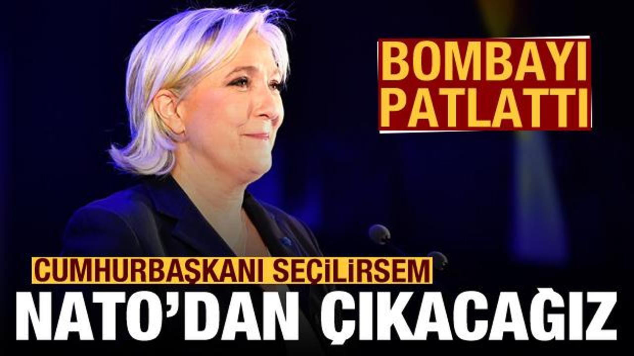 Marine Le Pen: Cumhurbaşkanı se&ccedil;ilirsem NATO'nun askeri kanadından &ccedil;ıkacağız