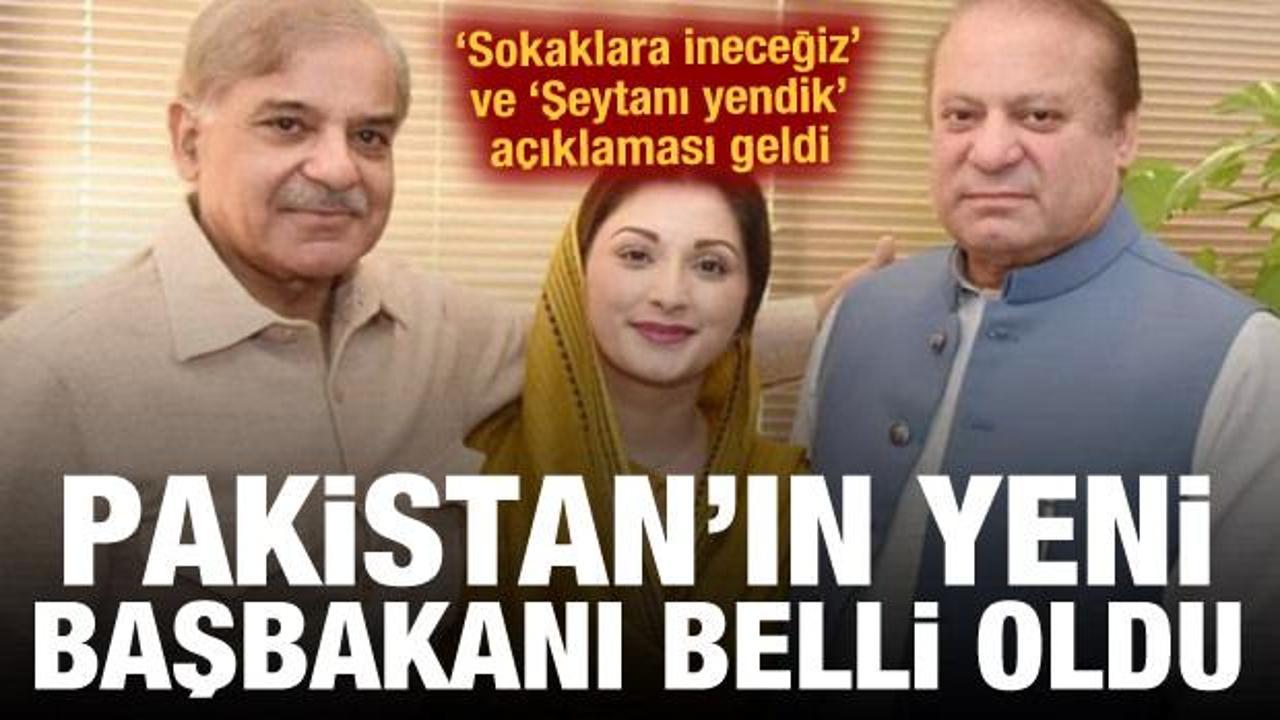 Pakistan'ın yeni başbakanı Şahbaz Şerif oldu