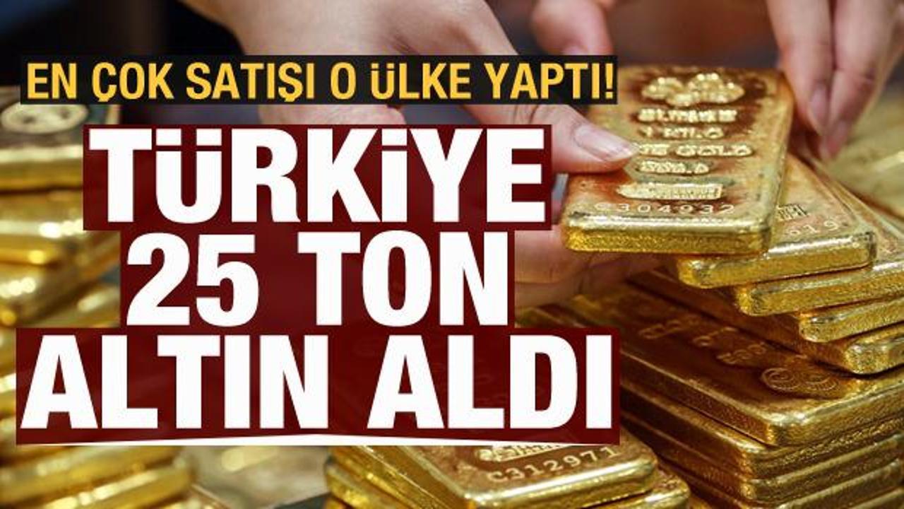 Türkiye 25 ton daha altın aldı! Toplam alım dudak uçuklatacak cinsten!