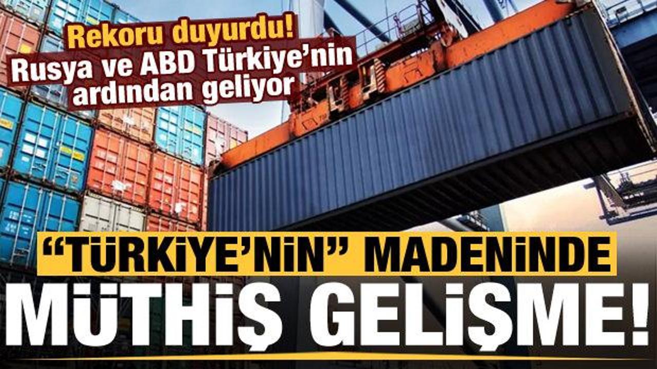 Türkiye, bor madeninde tüm zamanların ihracat rekorunu kırdı: 1.1 milyar dolar!
