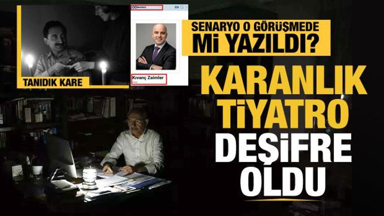 Kılıçdaroğlu'nun karanlık elektrik tiyatrosu deşifre oldu