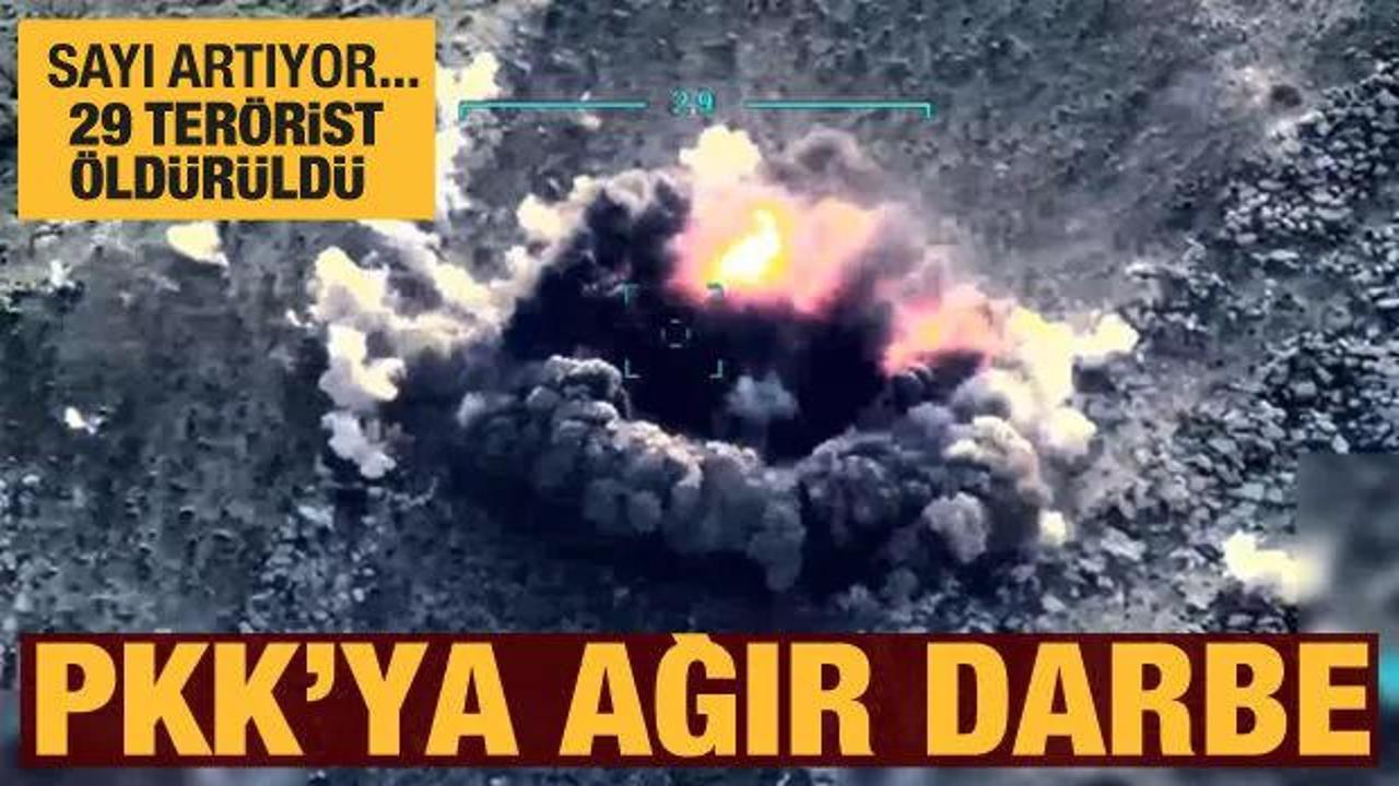 Pen&ccedil;e-Kilit Operasyonunda PKK'ya ağır darbe: 19 ter&ouml;rist etkisiz hale getirildi