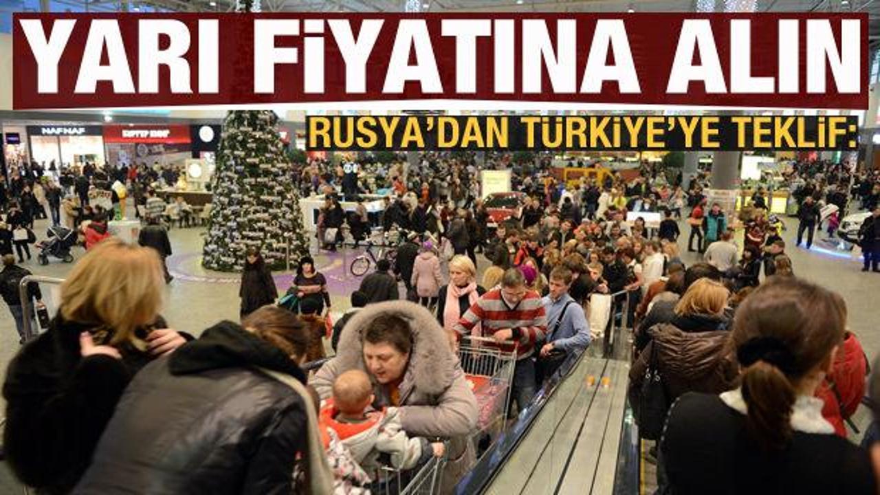 Rusya'dan Türkiye'ye teklif: Gelin yarı fiyatına alın