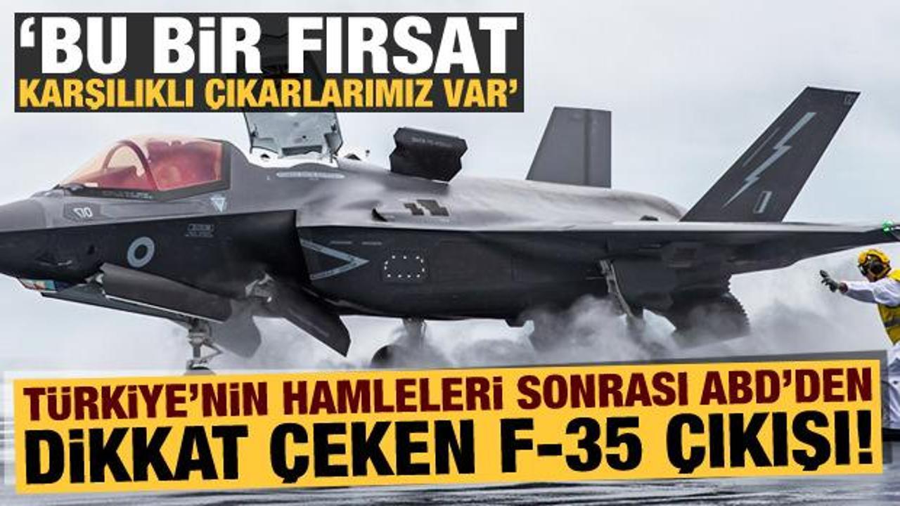 Son dakika: ABD'den Türkiye ile ilgili dikkat çeken 'F-35'  açıklaması: Bu bir fırsat...