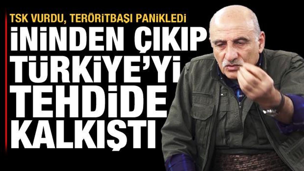 Teröristbaşı Duran Kalkan Türkiye'yi tehdide kalkıştı