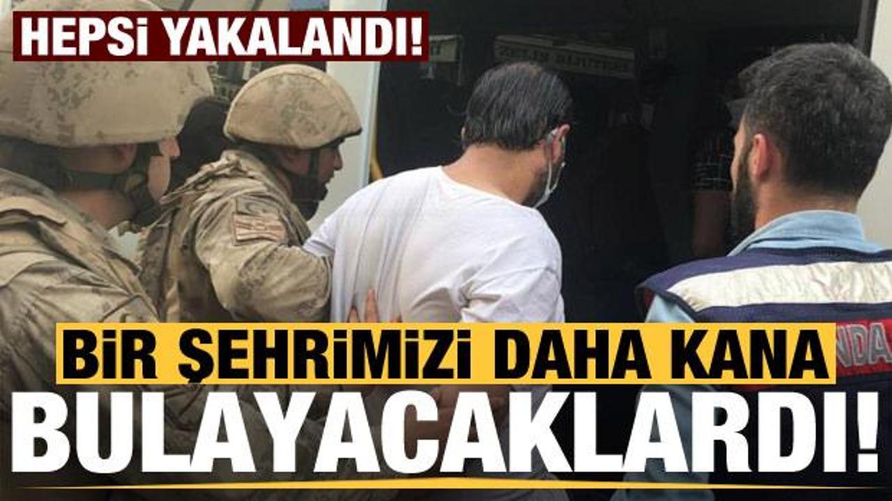 Mersin'de kanlı eylem yapacaklardı, hepsi yakalandı!