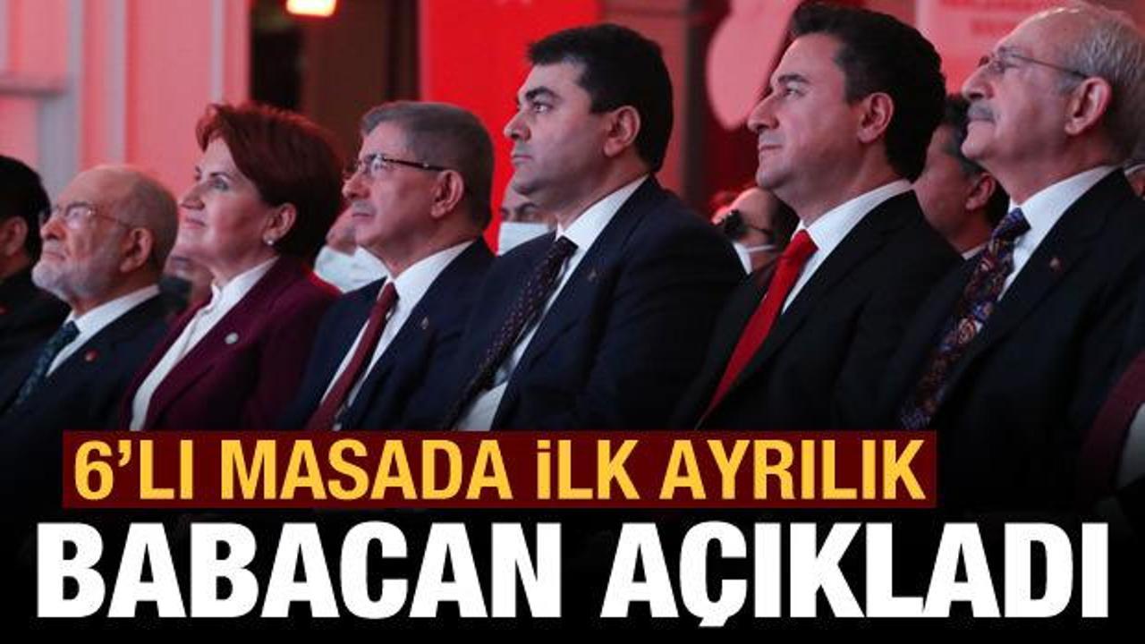 Millet İttifakı'nda ilk ayrılık: Babacan seçim kararını açıkladı