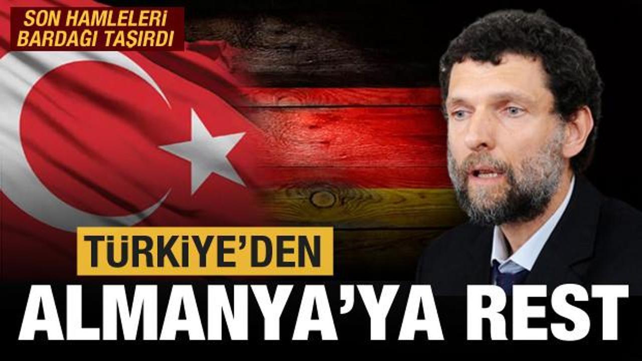 Türkiye'den Almanya'ya Osman Kavala resti: Kimsenin haddi değil
