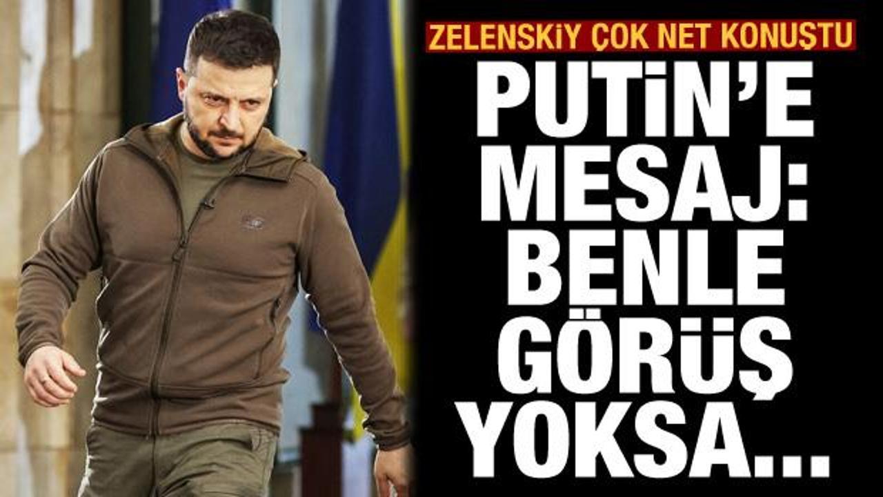 Zelenskiy'den Putin'e 'g&ouml;r&uuml;şmeliyiz' mesajı: M&uuml;zakereler sonlanabilir